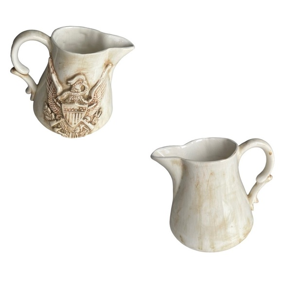 Americana Vintage Ceramic Handmade Pottery Vase Pitcher Great Seal of U.S. Rare - Picture 12 of 12